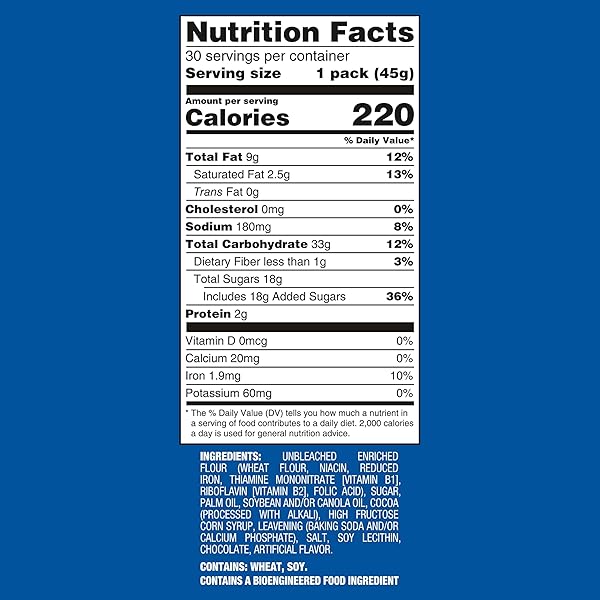OREO CHOCOLATE SANDWICH COOKIES, 30 SNACK PACKS (4 COOKIES PER PACK)