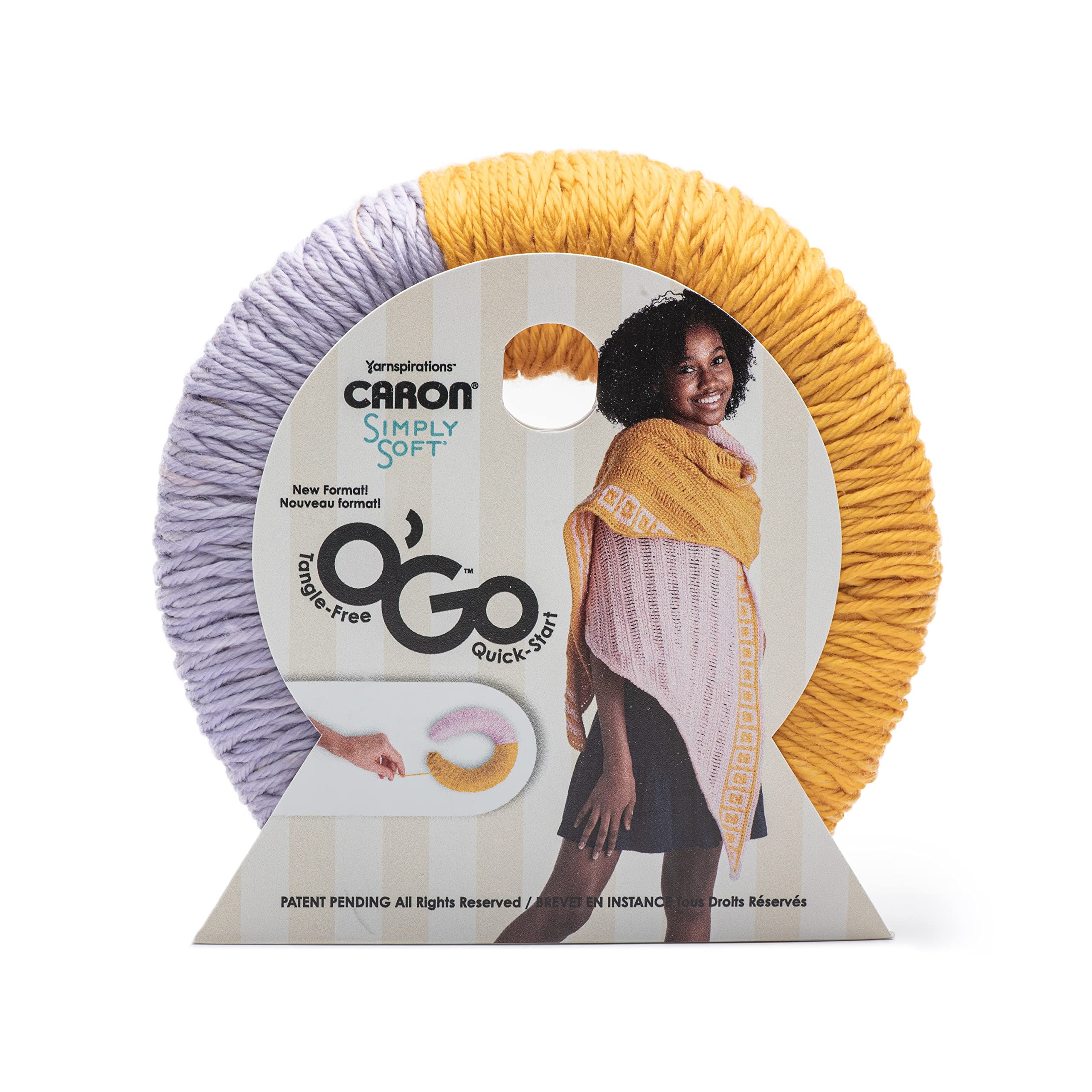 Caron Simply Soft O'Go 141g - Gold - Orchid