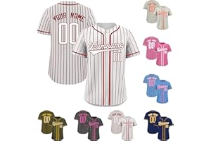 Custom Baseball Jersey Stitched Printed Personalized Name Number Logo Baseball Jersey Customized Shirt for Men Women Kids