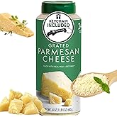 Grated Parmesan Cheese 1lb 8 oz &ndash; Premium Aged Parmesan, Ready-to-Use, Perfect for Pasta, Pizza, Salads, and More &ndash; No Artificial Flavors or Additives
