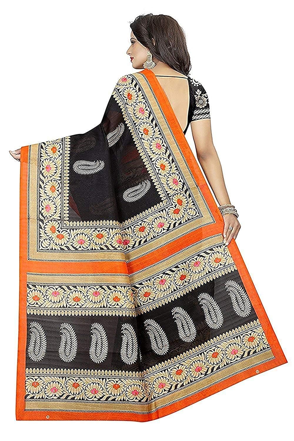 nishchay enterprise cotton saree with blouse piece