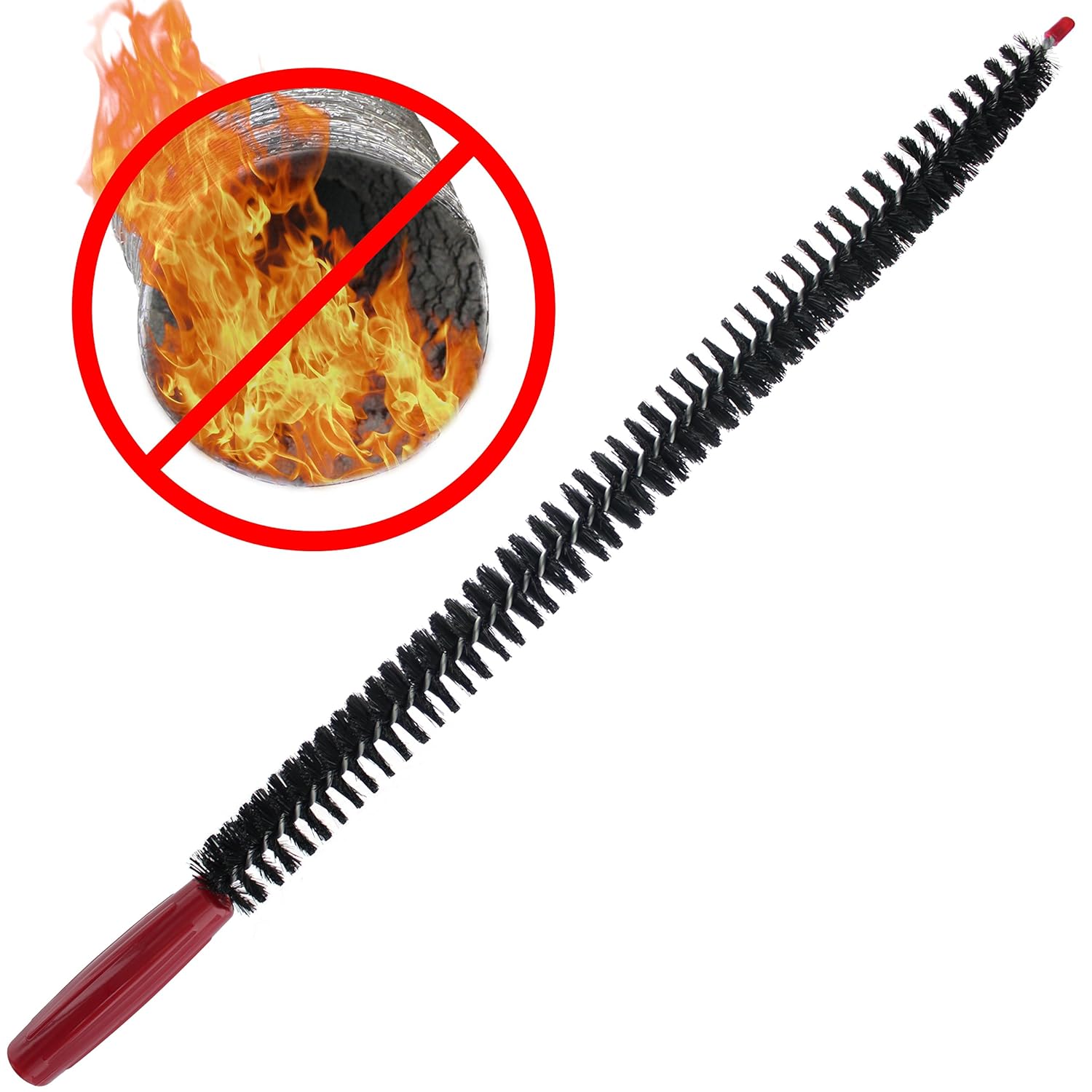 Vanitek - Cepillo para tubos de ventilación de secadora y ...