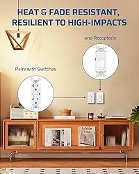 DEWENWILS Metal Wall Plates, UL Listed, Decorator