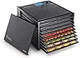 Excalibur 2900ECB 9-Tray Food Dehydrator with Adjustable Thermostat for Temperature Control Patented Technology for Faster and Efficient Drying 15 Square Feet Drying Space Made in USA, 9-Tray, Black