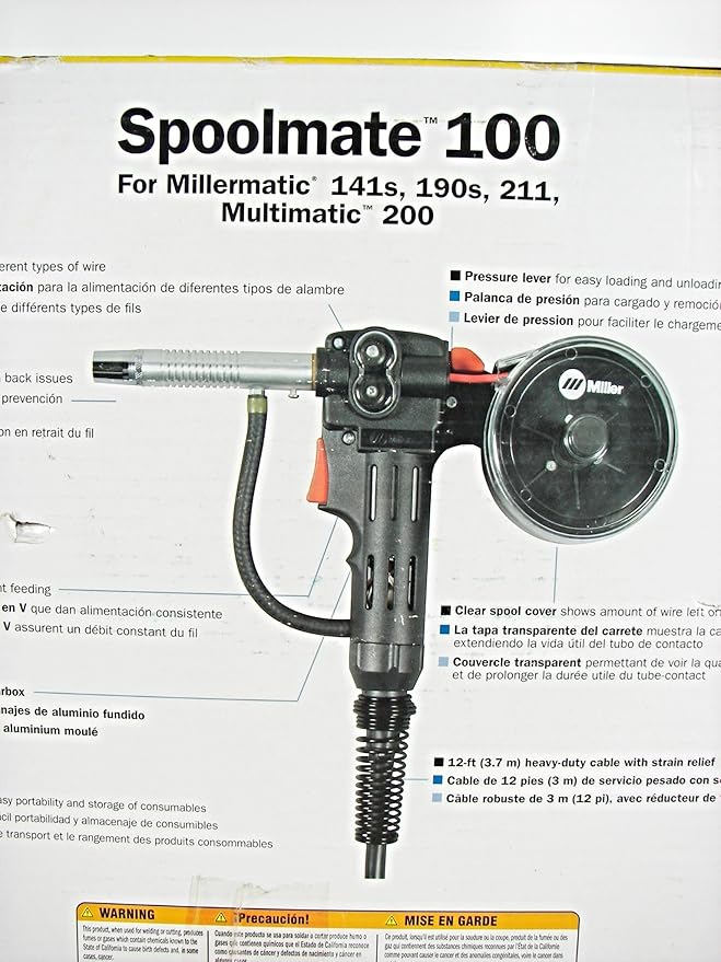 Amazon.com : Miller Spoolmate 100 MIG Spoolgun : String Trimmer Spools : Garden & Outdoor