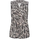 Anne Klein Womens Anne Klein Women's Sleeveless V-Neck Pleated Top