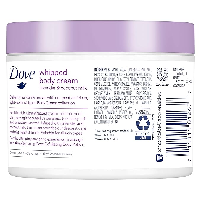 dove whipped body butter