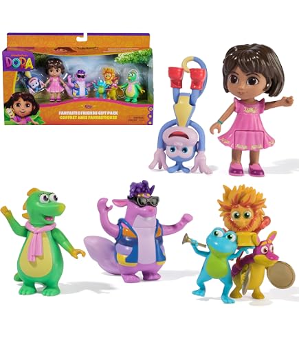 Amazon.com: Dora Fantastic Friends Gift Pack, 5 Collectible Toy