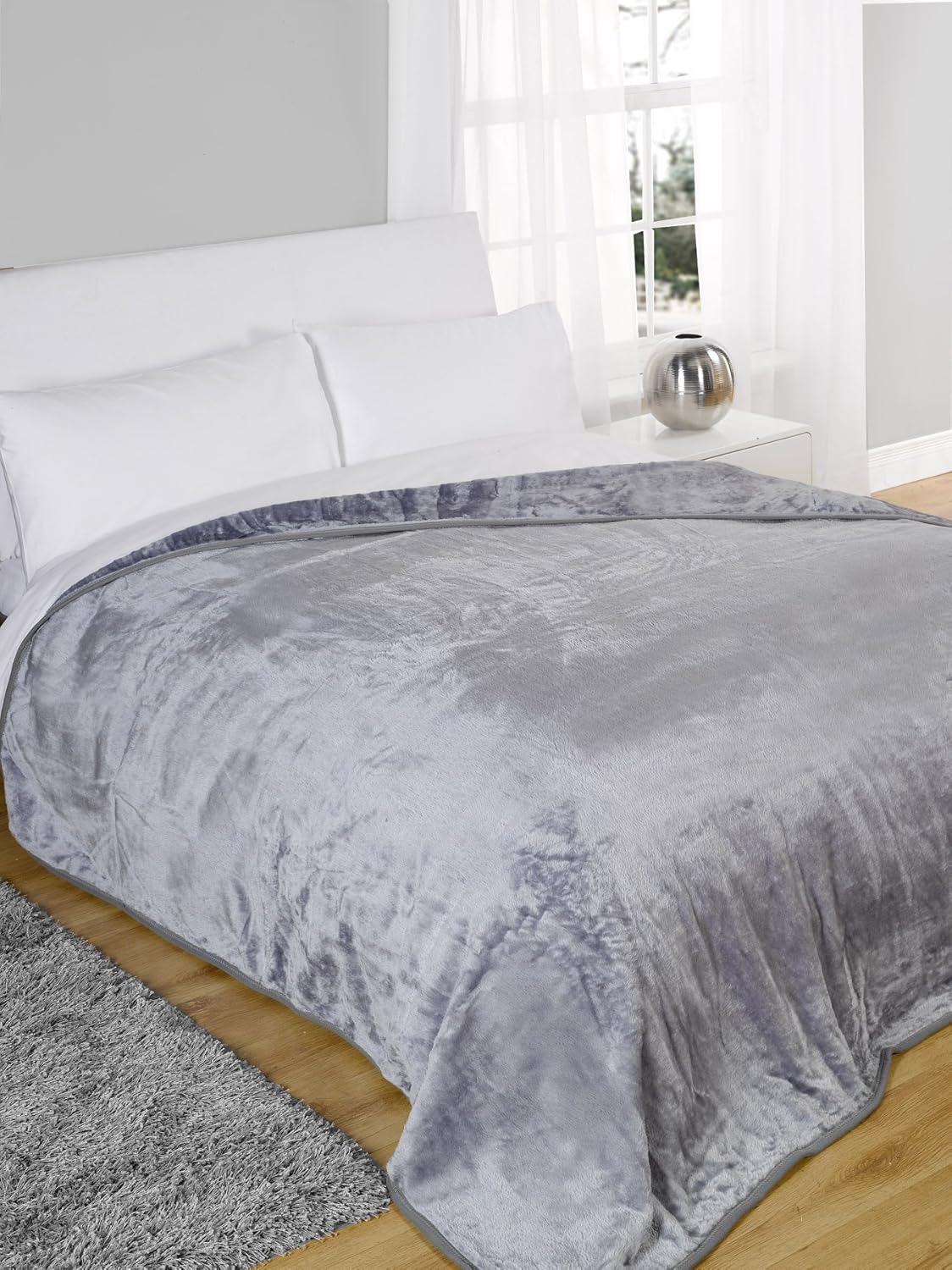 Dreamscene Luxury Faux Fur Mink Fleece Throw Over Sofa Bed Soft Warm