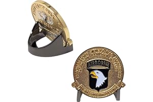 GENERIC Military Challenge Coin Display Stand - Solid Metal with Anodized Finish - US Vet. Business (Black) (Black Two-Pack)