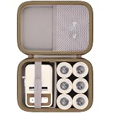 Baval Label Printer Case Compatible with NIIMBOT B21/B21 Pro/B1 Label Maker Thermal Label Printer and 2 inch Label Paper(White Case)