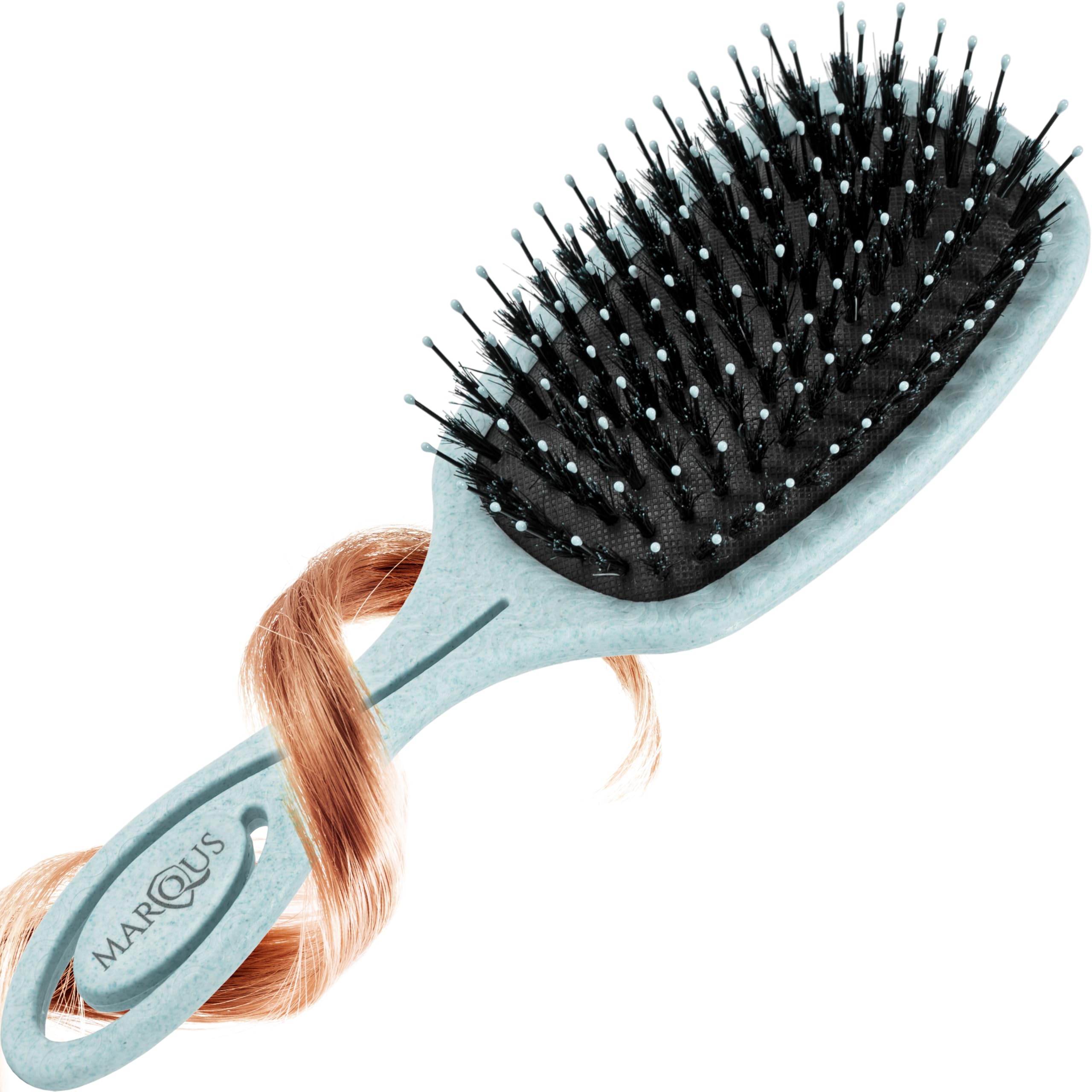 MarQus -Boar Bristle Hair Brush - Paddle Brush for Every Hair Type with Even More Bristles - Tangle-Free Hair Brush Women