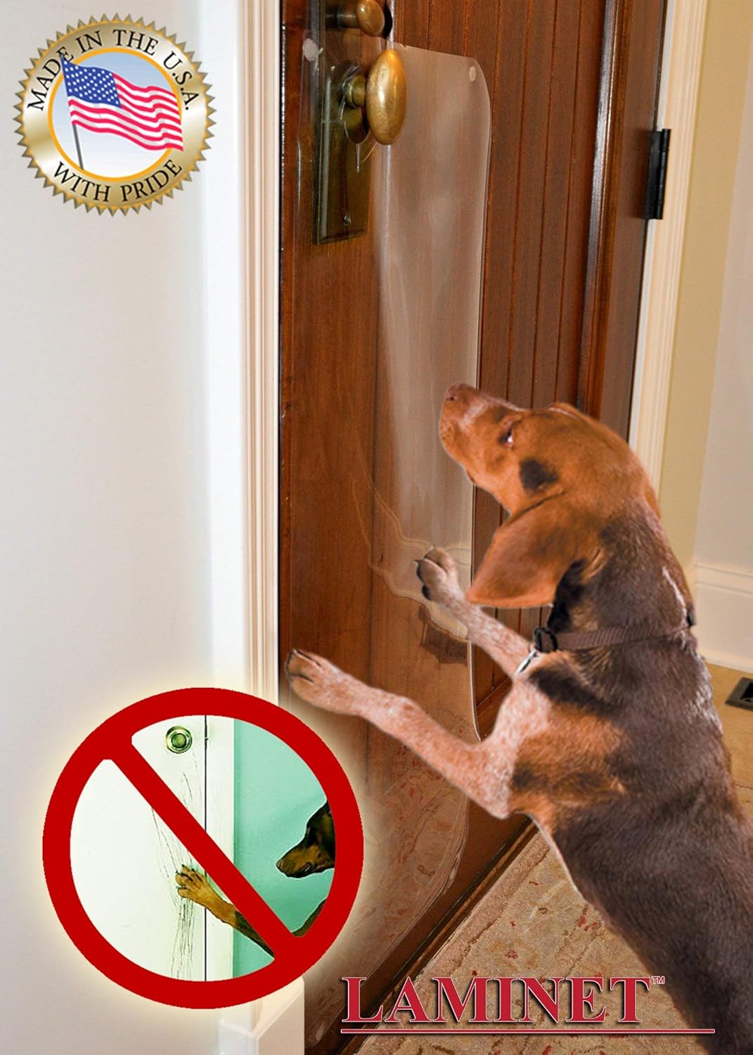 plastic door protector for dogs