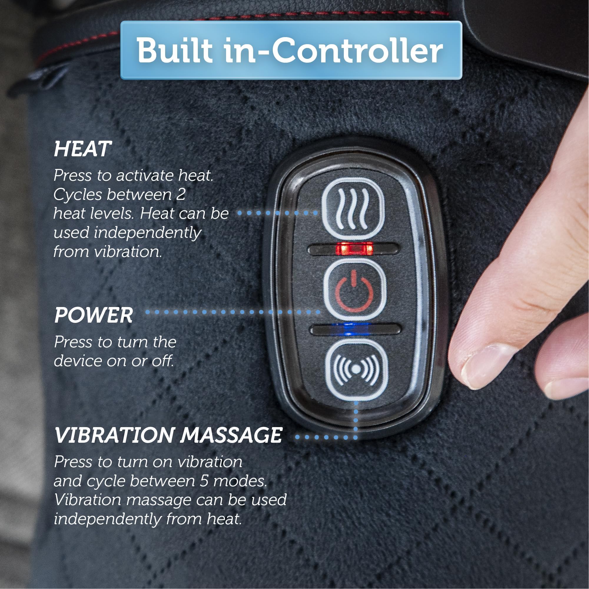COMFIER Heated Knee Massager with Heating Pad for Knee Pain Relief,Gifts for Dad Mom Men Women,Knee Warmers Wrap,Heated Knee Pad for Men Women Seniors