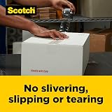 Scotch Box Lock Packaging Tape 3 Rolls 48 mm x 50 m Clear Strong Adhesive view 6