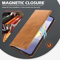 SHIELDON Wallet Case for Galaxy S25 5G, Genuine