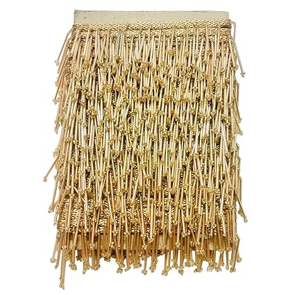 Zenith 9mtr Golden Tessals Laces For Dresses Sarees Lehenga