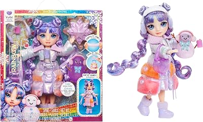 Rainbow High Violet Winter Wonderland 28 cm Doll with Hidden Snow Kit