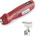 Cordless Heat Gun for Crafts,600℉Fast Heating,Rechargeable Mini Hot Air Gun for Shrink Wrapping,Epoxy Resin,Vinyl Wrap,Electronics,Candle Making,Embossing,Phone Repair,DIY Red
