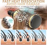 SHINLEA Hair Brush Round 43MM for Blow Drying Aluminum Vent Tubes view 4