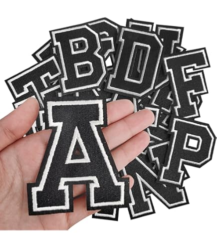 Amazon.com: Letter K - Chenille Stitch Varsity Iron-On Patch