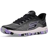 Skechers Women's Viper Court Pro 2.0 | Designed for Pickleball, Arch Fit Insole, Ultra Go Midsole, Goodyear Rubber Outsole, Synthetic and Breathable Mesh Upper
