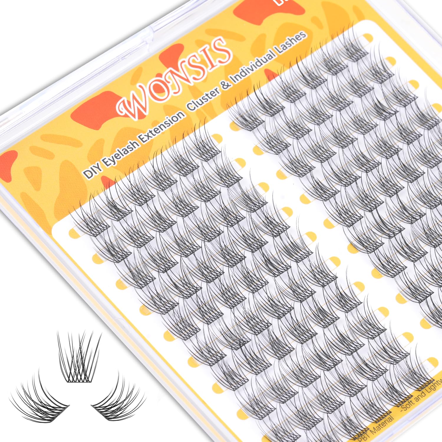 WONSIS Lash Clusters, DIY Eyelash Extension, 120
