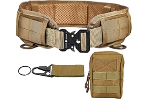 Ratulie Tactical Battle Belt Set Molle Belts Hunting Game Belts Defense Belts