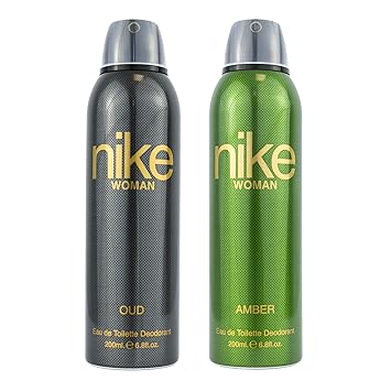 Nike Oud + Amber Deodorant For Woman- Pack Of 2 (200ml Each)