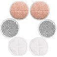 CKL&DJ Microfiber Replacement Pads for Bissell Spinwave 2039A 2124 (Included 2 Soft Pads+2 Scrubby Pads+2 Heavy Scrub Pads)