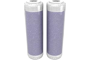Clearly MaD 10' x 2' Deionization DI Resin Filter Cartridge Replacement for Spot-Free Car Wash, RV, Motorcycle, Water Deionizer System, 2-Pack
