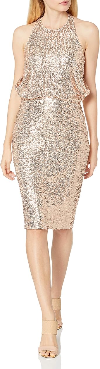 draped back cocktail dress