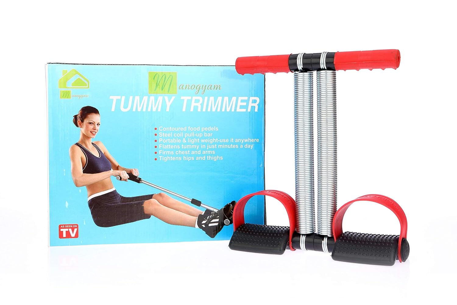 Manogyam DTTRB 01 Steel Double Spring Multipurpose Tummy TrimmerAb Exerciser (Multicolour) Rs