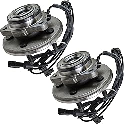 TRQ 2 Piece Front Wheel Bearing & Hub Assembly Set