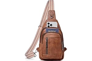 cakang Womens Sling Bag Crossbody Bags for Women Vegan Leather Sling Backpack Daypack Fanny Pack Crossbody Purse Travel