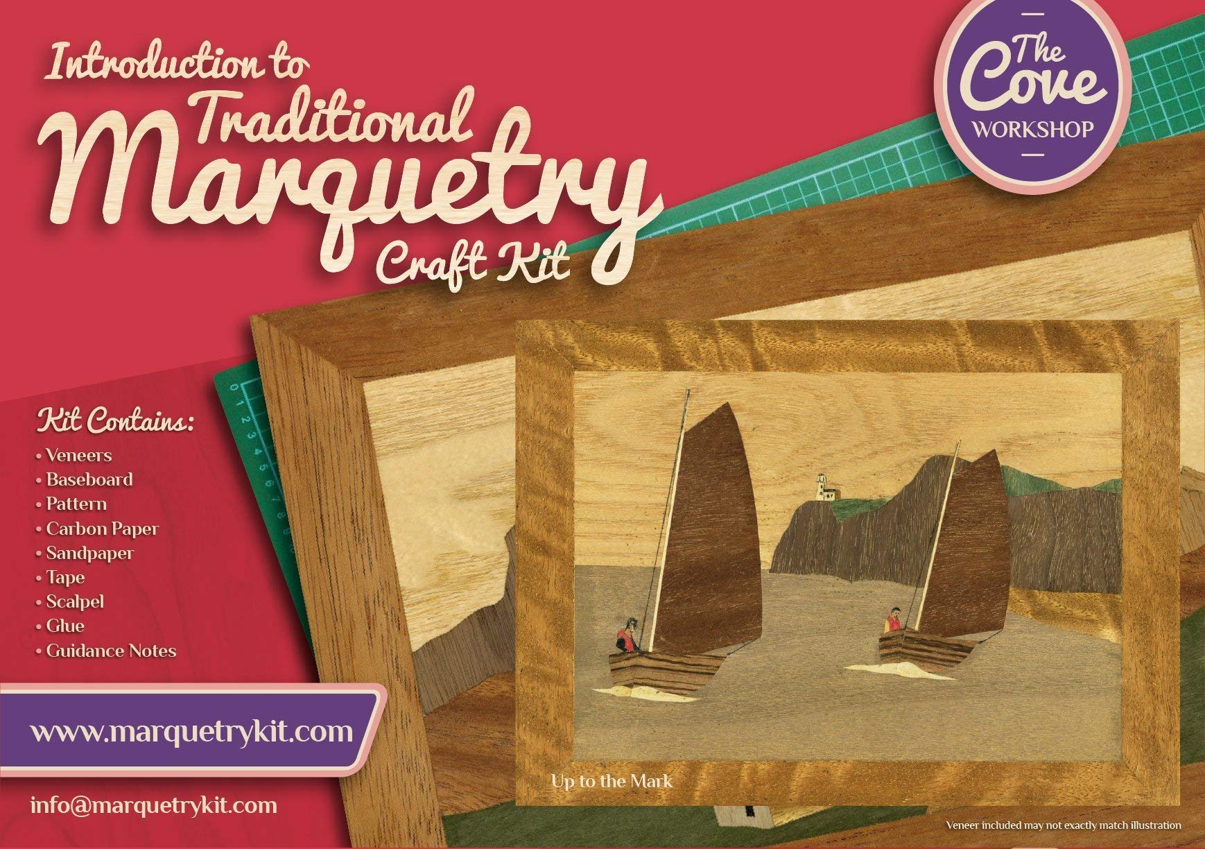 Up to the Mark Large Wooden Picture Puzzle Artworks DIY Craft Set For Adults Beginners Room & Home Decor 260 x 188mm