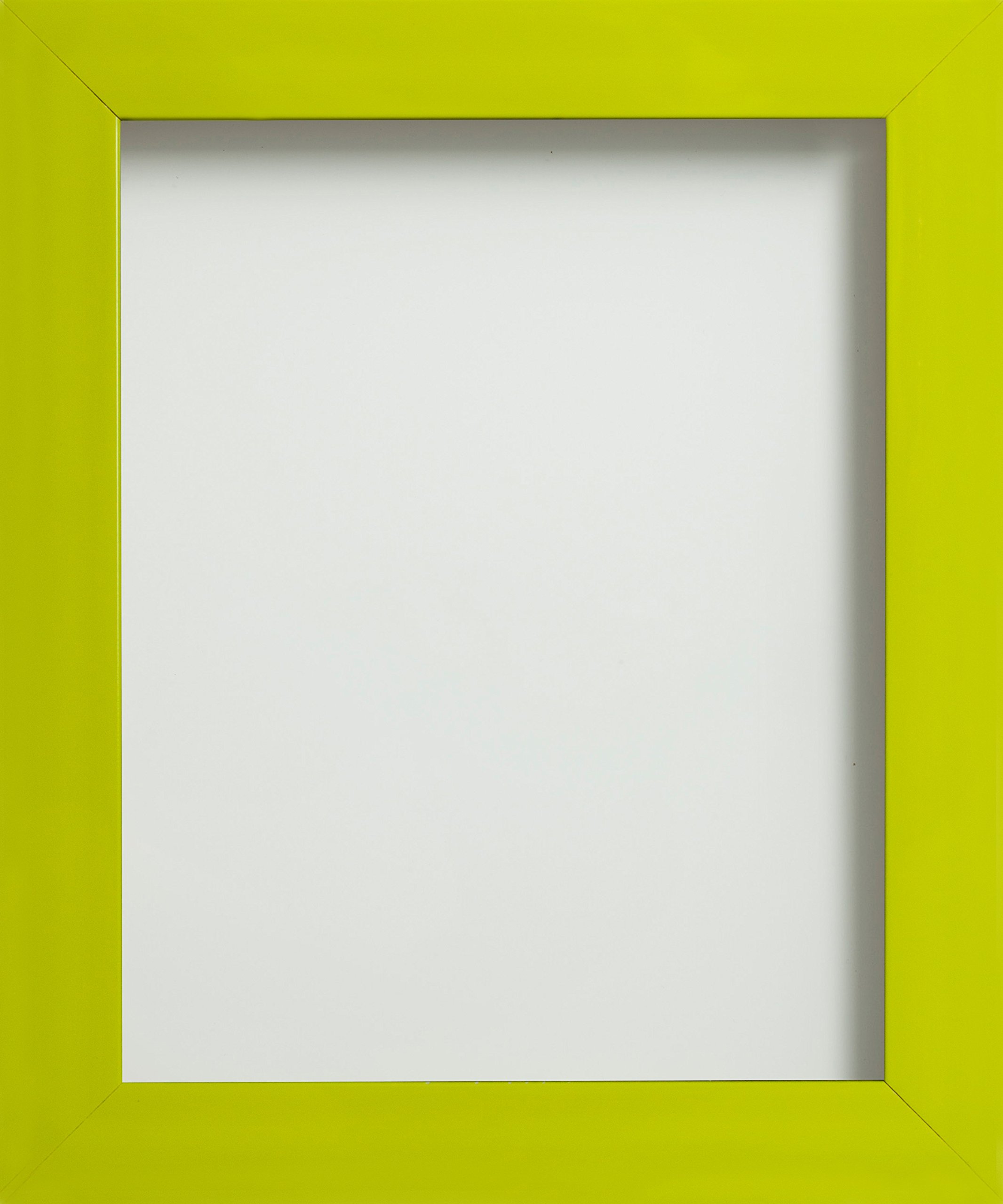 Frame Company Candy Range 14 x 11-Inch Plastic Picture Photo Frame, Lime Green — image 1