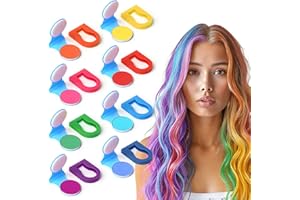 SPRINGSUGAR 8 Colors Temporary Hair Chalk Hair Dye For Girls Kids Adults, Washable Hair Color Makeup For Sport Events Halloween Christmas Birthday Cosplay Festivals Hair DIY Party