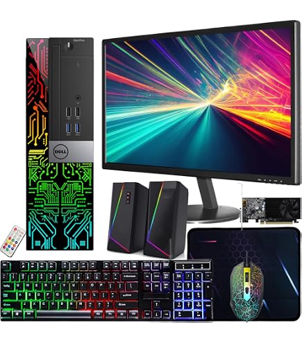 Amazon.com: Dell OptiPlex 3060 SFF RGB Gaming Desktop, Intel Core