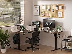 WALKINGDESK 63X55 Inches Reversible L Shaped