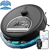 Lefant Robot Vacuum and Mop, 450ml Visible Dustbin, Upgraded 190&deg; PSD Obstacle Avoidance, Customized Cleaning, Multi-Floor Mapping, 150 Mins Runtime, 2.4G/5G WiFi, Pet Hair &amp; Carpets, M330 Pro