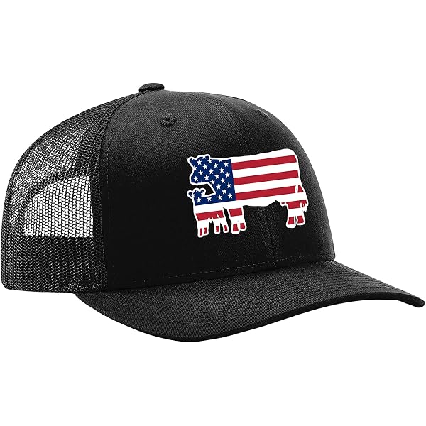Heritage Pride Men's Patriotic State Pride Trucker Hat - Embroidered State Outline & Name, Mesh Back, Adjustable Snapback