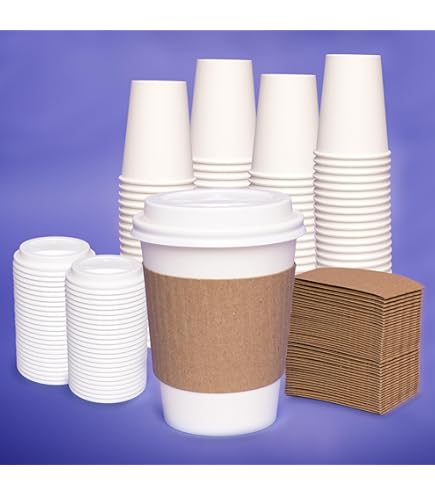 Lot De 300 Tasses à Café En Papier De 12 Oz, Senegal