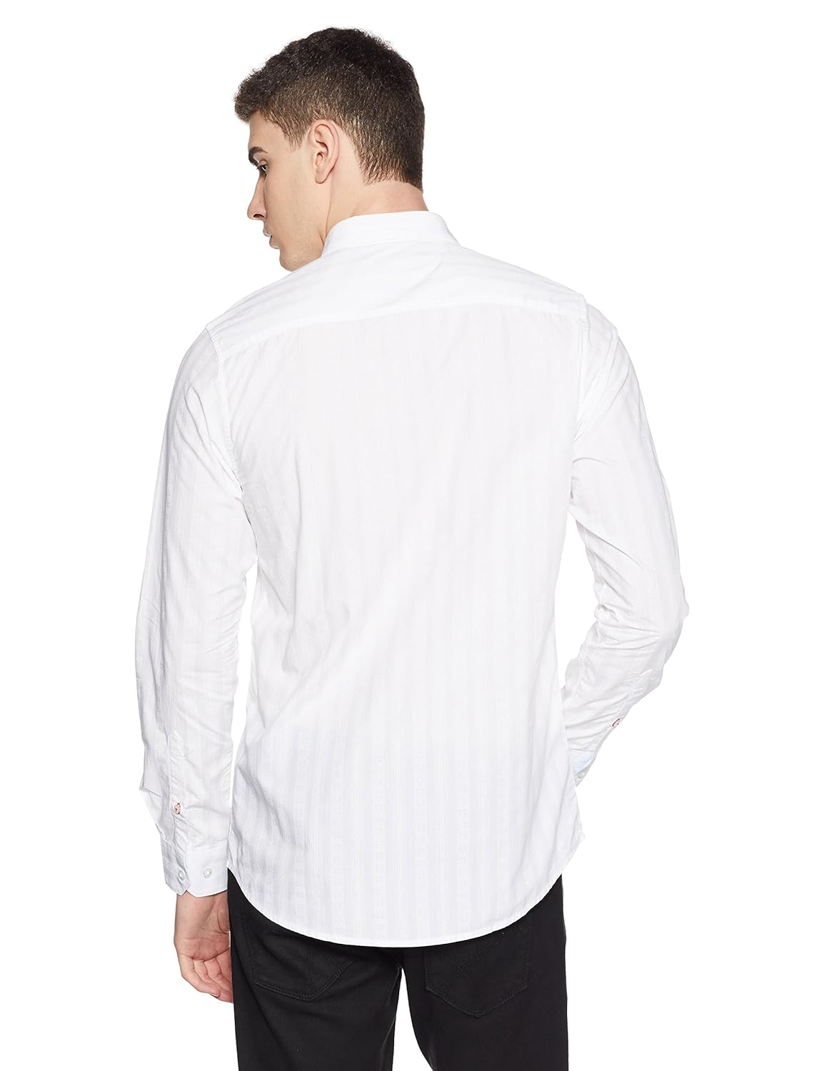 allen solly men's printed regular fit cotton casual shirt