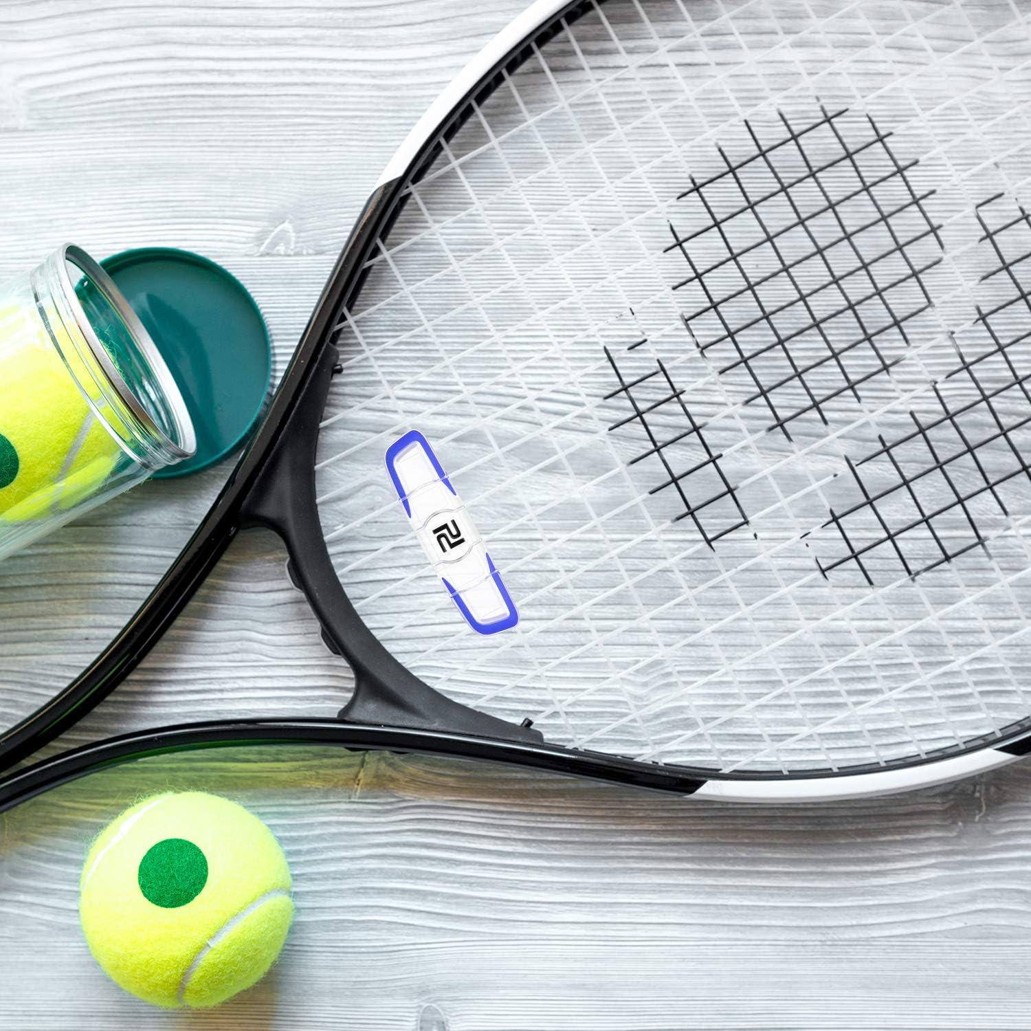 Gejoy 6 Pieces Tennis Vibration Dampener Tennis Racket Shock Absorber Soft Silicon Racket Dampener Long Tennis Dampener Racquetball Accessories for Tennis Player Sports Favor : Sports & Outdoors