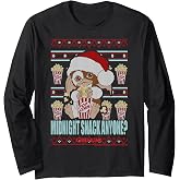 Gremlins Christmas Midnight Snack Anyone Ugly Sweater Long Sleeve T-Shirt