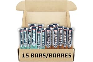CLIF BUILDERS, Variety Pack of 15 Individually wrapped bars, 20g Protein, 8 Chocolate Mint and 7 Chocolate Peanut Butter Prot
