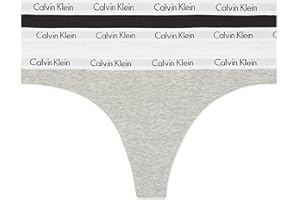 Calvin Klein Womens Signature Cotton 5 Pack ThongThong Panties