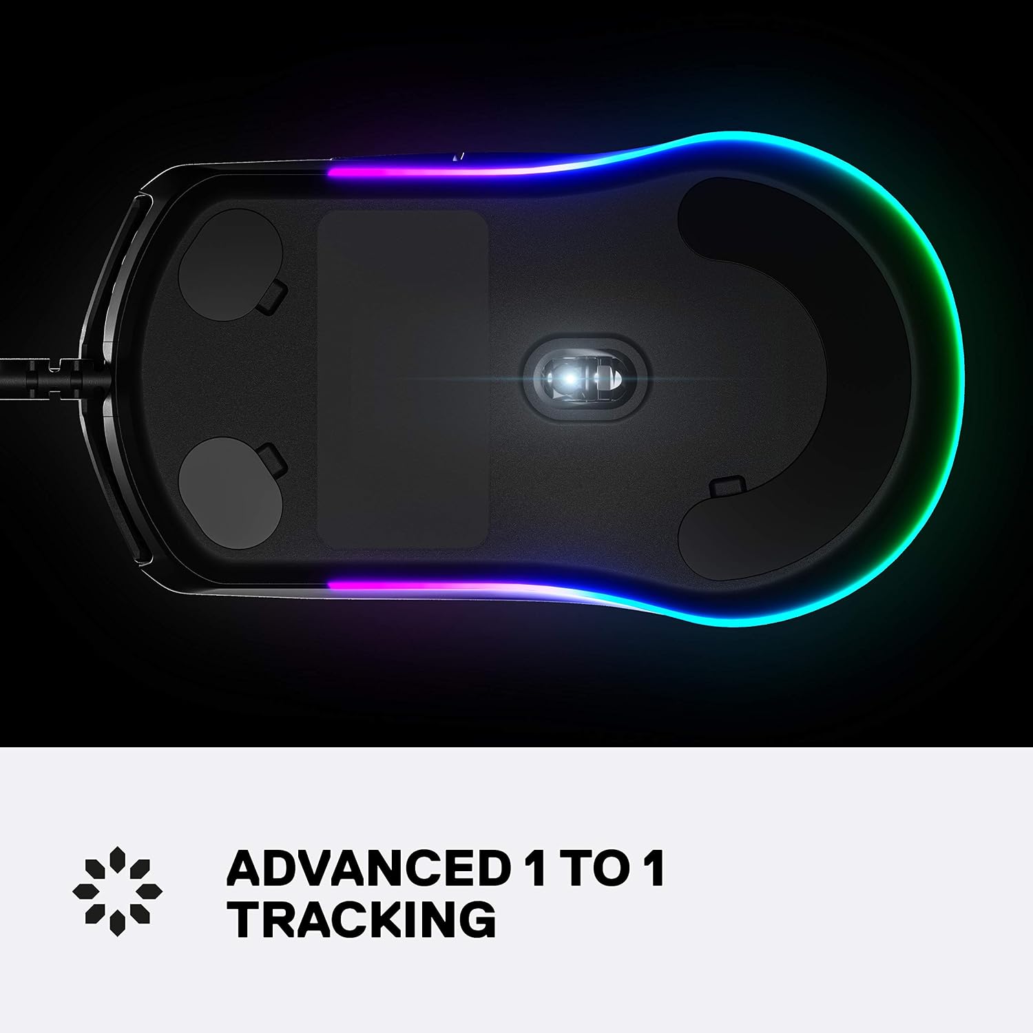 SteelSeries Rival 3 Gaming Mouse, 8,500 CPI TrueMove Core Optical Sensor, 6 Programmable Buttons, Split Trigger Buttons - Image 4