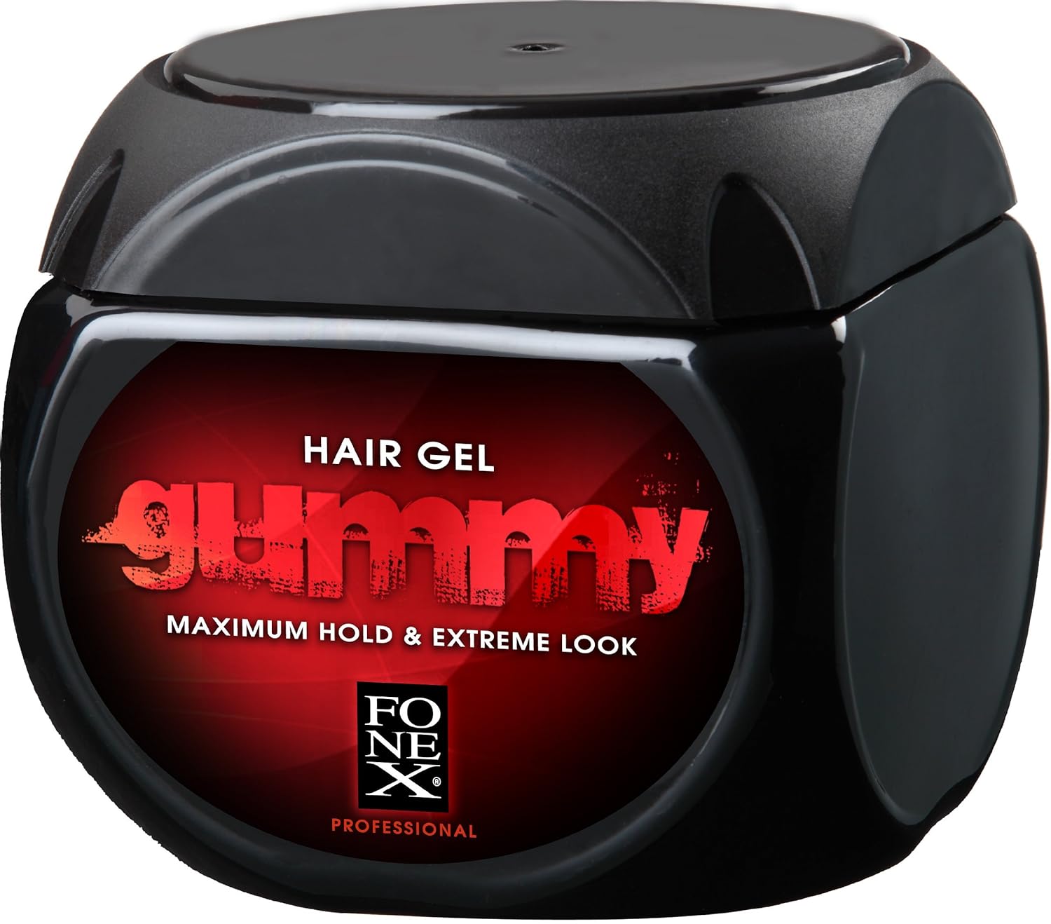 GUMMY ORIGINAL HAIR STYLING GEL 700ML BY FONEX NO.1 BARBER STYLING HAIR
